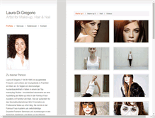 Tablet Screenshot of digregorio-style.com